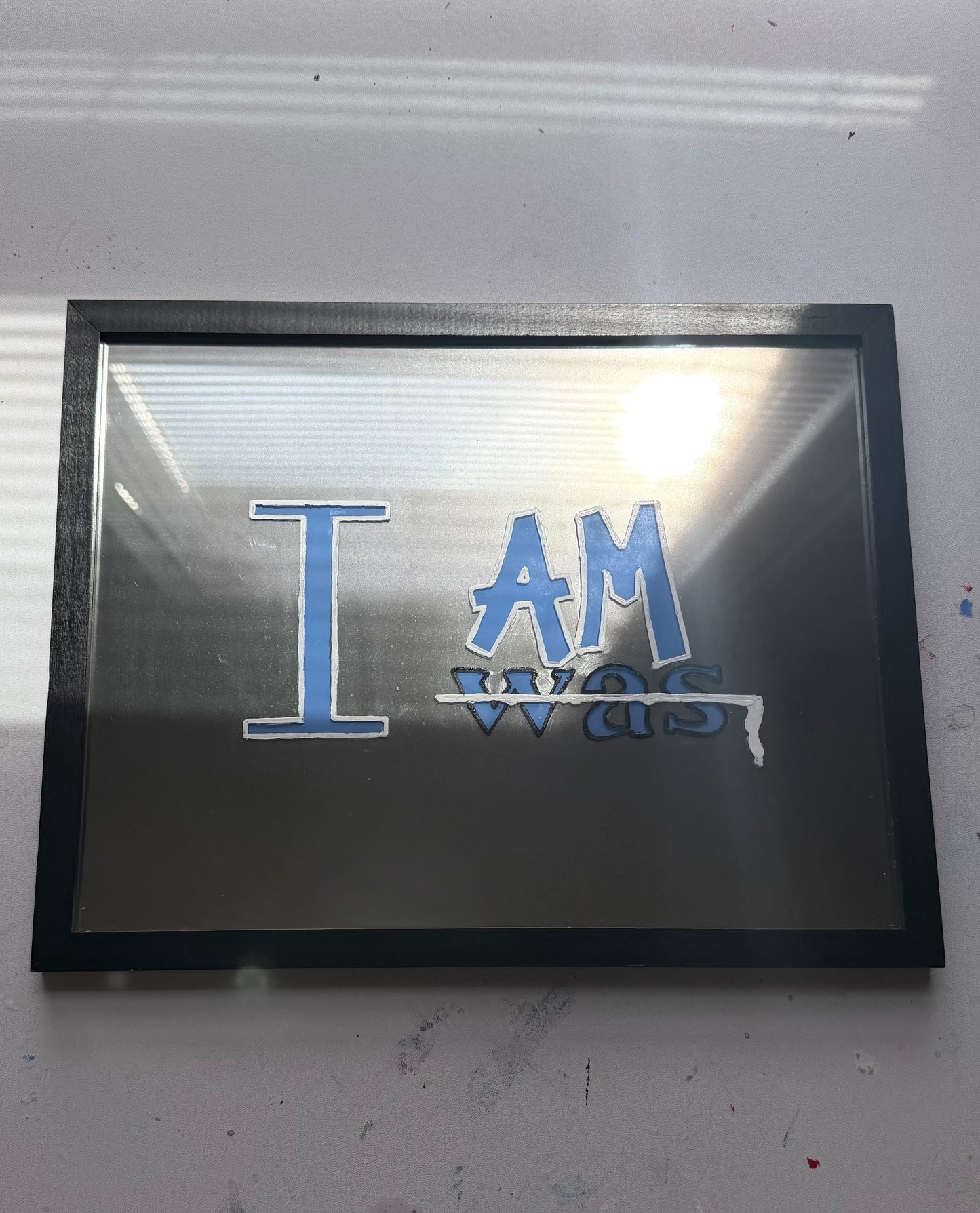 “I AM” Mirror-Like Frame